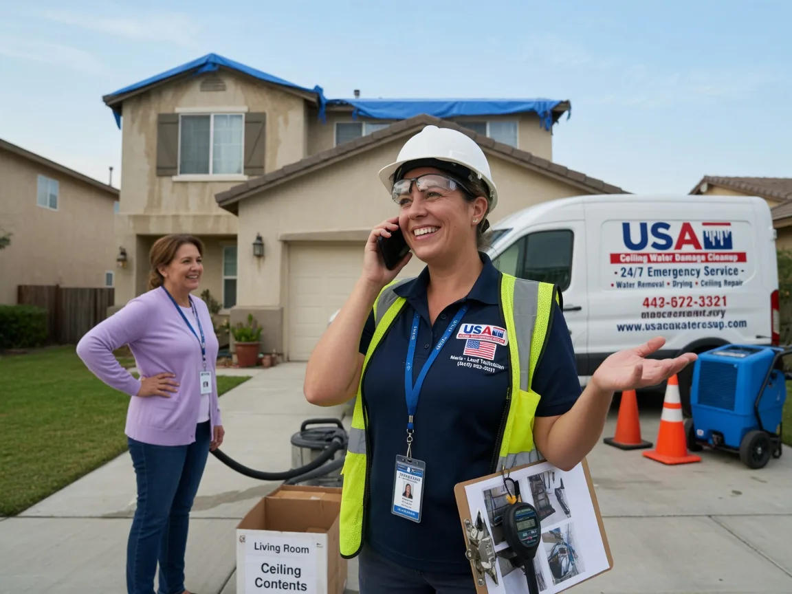 Ceiling Water Damage Restoration Basco, IL FAQs
